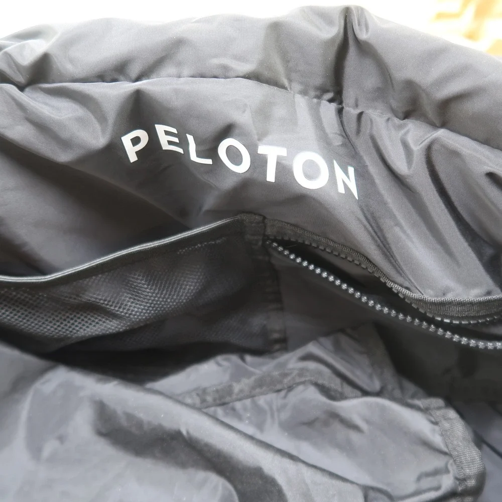 Peloton On The Go Duffle Bag  Black Travel Gym Puffed Shoe Compartment